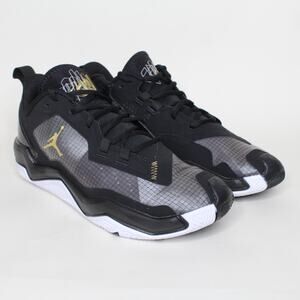 Nike Air Jordan One Take 4 Black Metallic Gold Sneakers DO7193-007 Men's Size 10